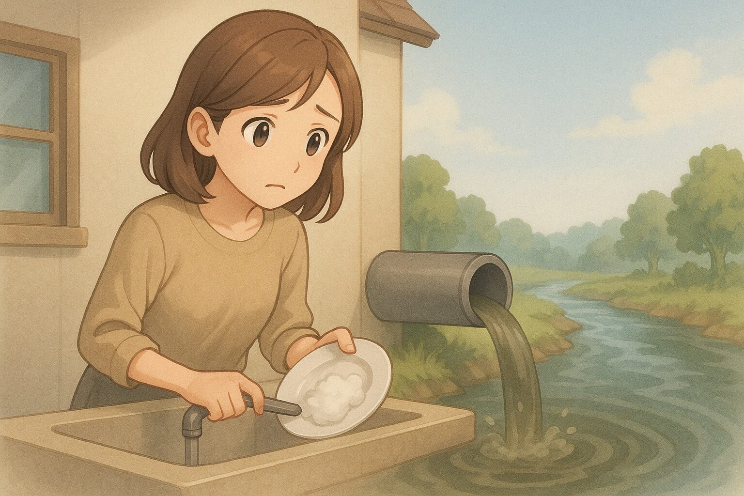 生活排水が環境に与える影響