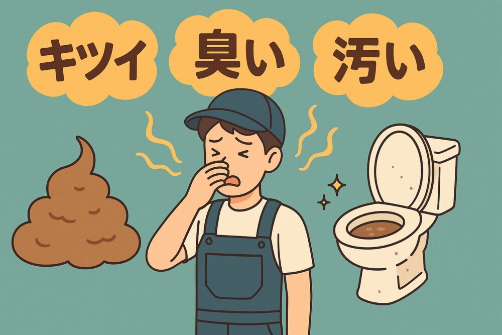キツイ・臭い・汚いと言われる