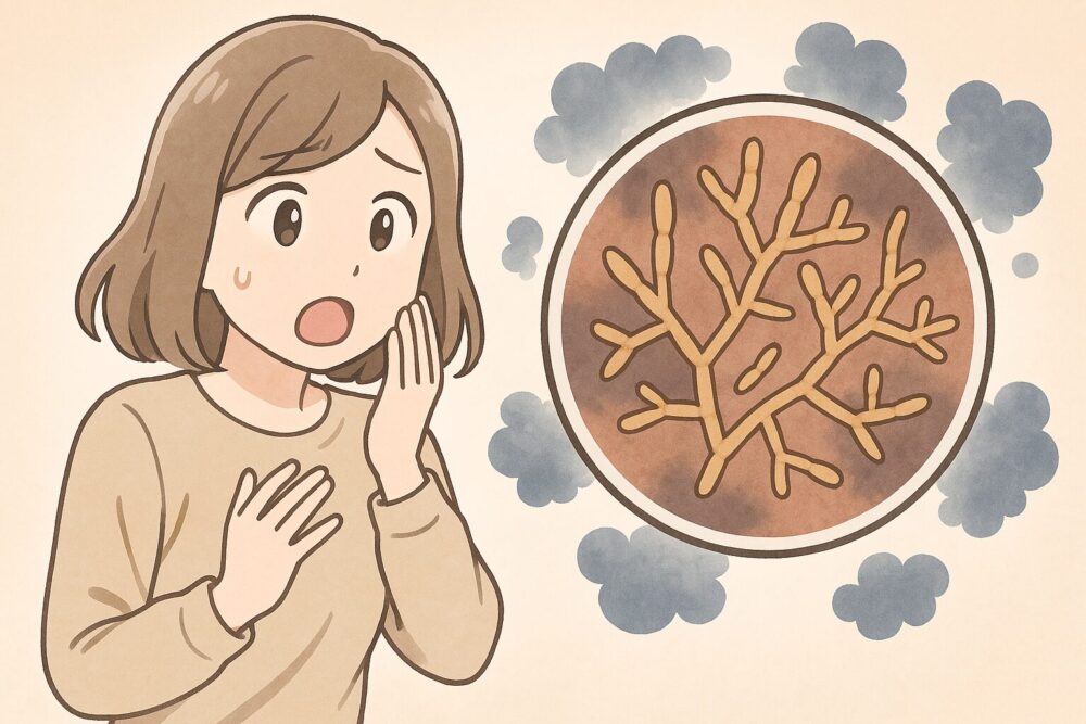 放線菌の異常増殖による問題