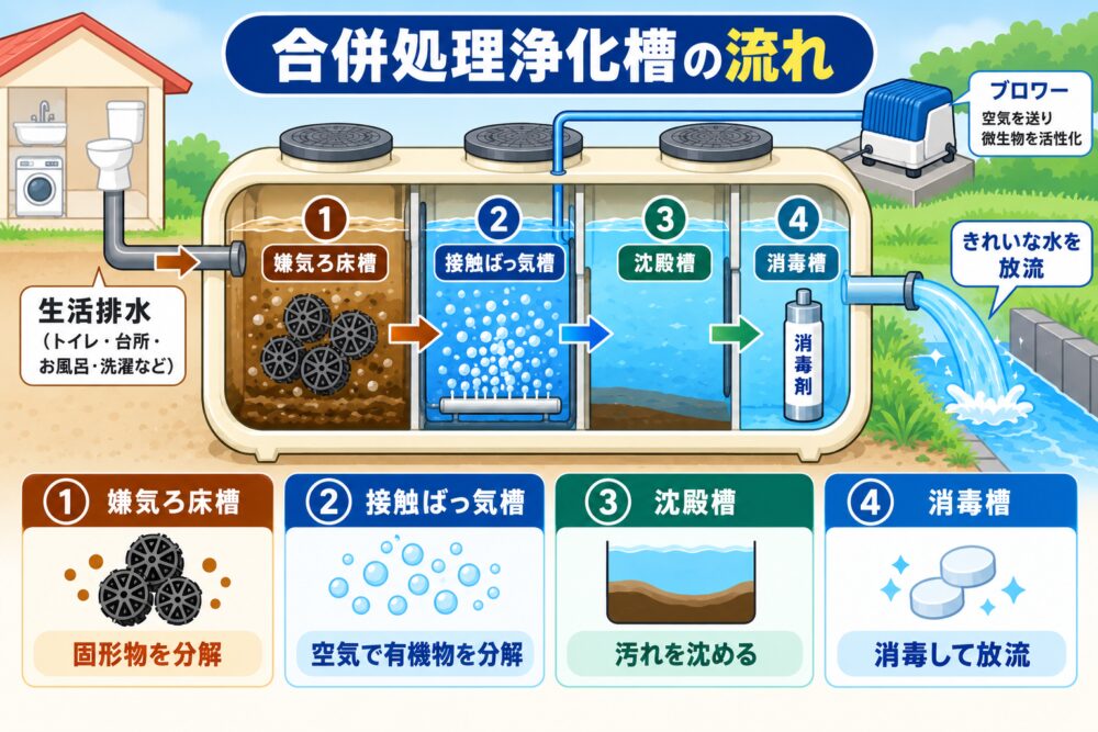 浄化槽の種類と処理性能