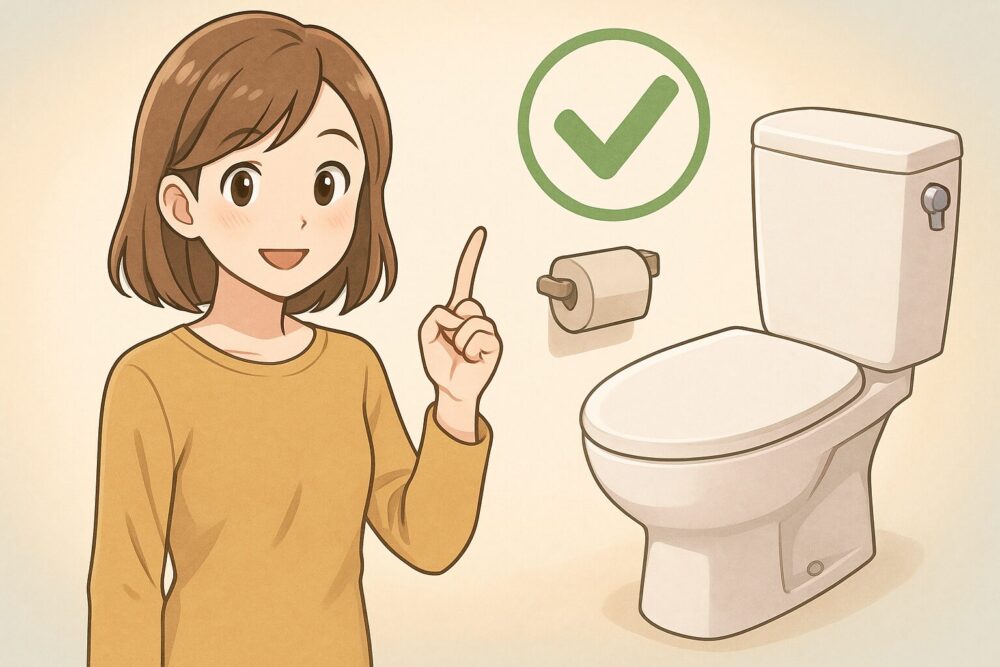 トイレの正しい使用法でトラブル防止