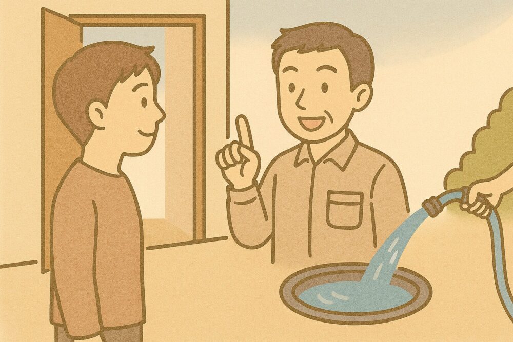 浄化槽水張り方法