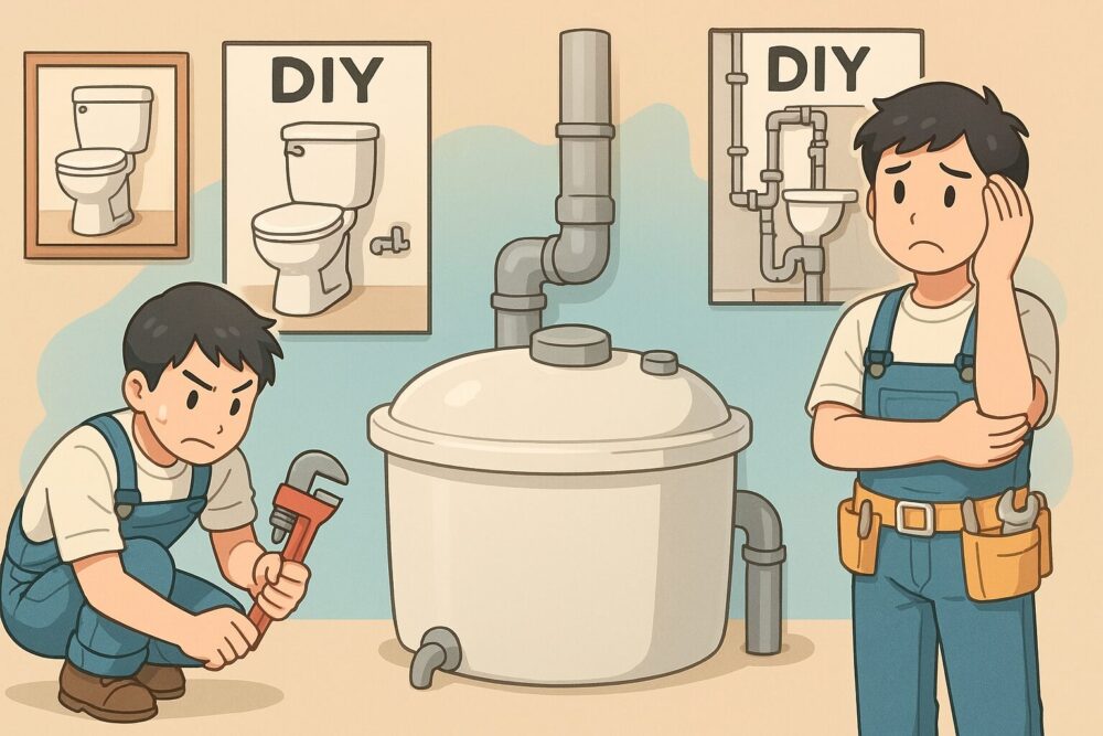 DIYでのトイレリフォームは難しい
