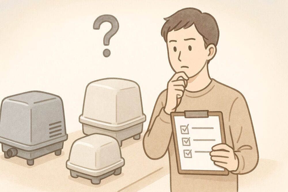 ブロワーを選ぶためのポイント