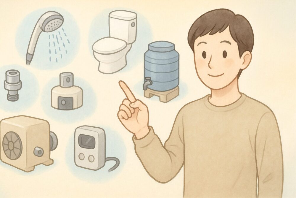 節水・省エネに役立つアイテム7選